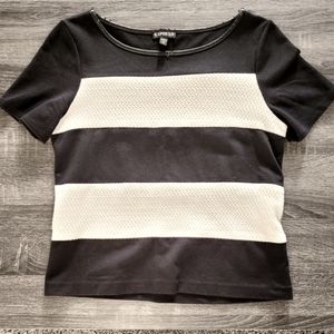 FREE Express Short Sleeve Crew Neck Top